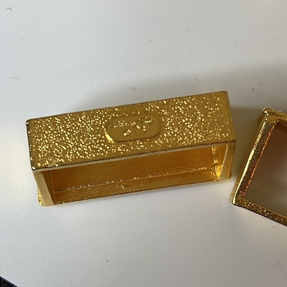 Mike & Ally Set of 6 Square Goldtone Napkin Holders - Picture 3 of 3